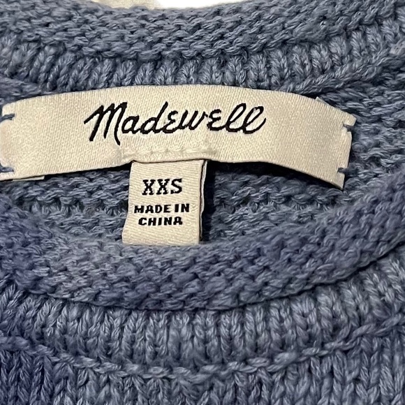 Madewell Tie Dye Fairview Sweater Tank Blue Sz XXS - Picture 9 of 9